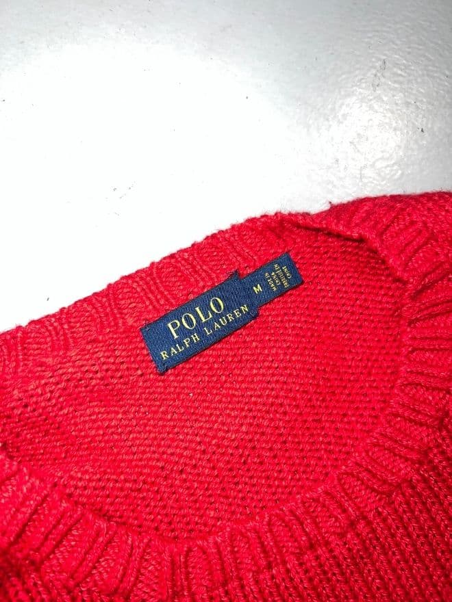 Vintage Polo Ralph Lauren Bear Knit Sweater  – Size M — image 14 of 14