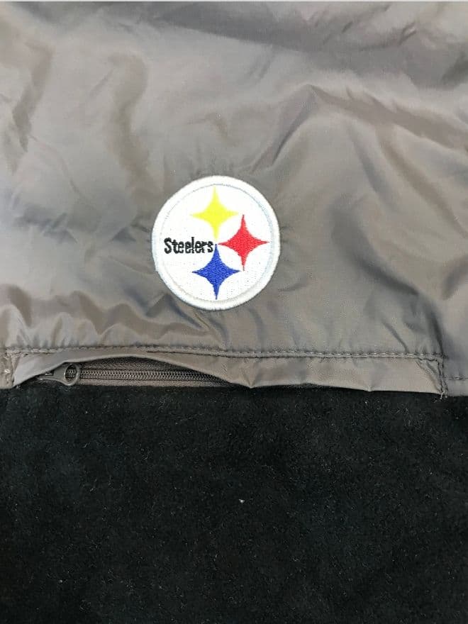 Vintage NFL Pittsburgh Steelers Fleece Zip Jacket – Size M thumbnail 3
