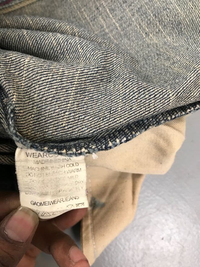 Vintage Levi’s Engineer Jeans – Buckle Belt Denim – Men’s 34 — image 13 of 13
