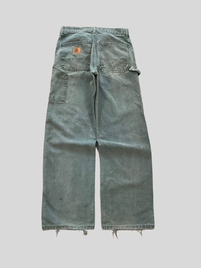 Vintage Carhartt Painted Carpenter Denim – Men’s Size 31 — image 10 of 10