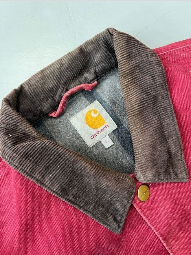 Vintage Carhartt Blanket Lined Chore Jacket – Men’s Small (Workwear) — image 9 of 10
