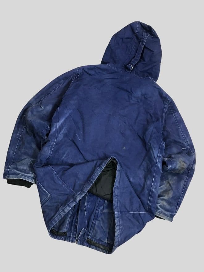 Vintage Carhartt Blanket Lined Workwear Jacket | Men’s Small | Blue Carhartt Jacket — image 6 of 8