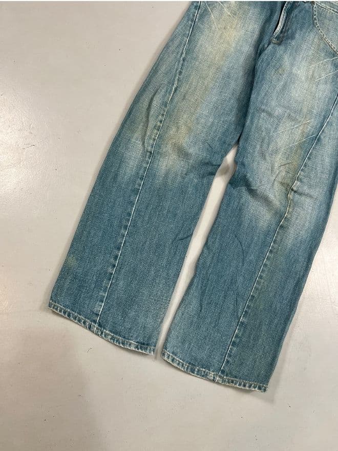Vintage Levi’s Engineer Buckle Belt Denim – Size 32 — image 9 of 15