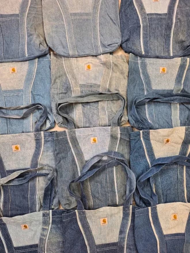 Bundle of Upcycle  Denim Tote Bag — image 6 of 7