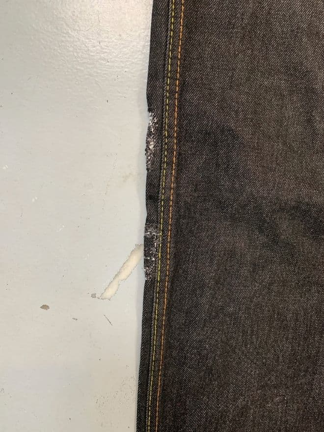 Vintage Evisu-Inspired Diecock Seagull Print Denim – Black – Size 36 — image 10 of 13