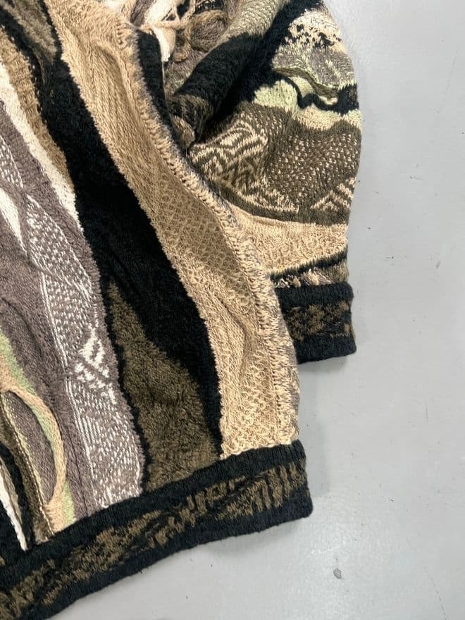 Vintage Coogi 3D Multicolor Knit Sweater — Size M | Streetwear Classic — image 9 of 9