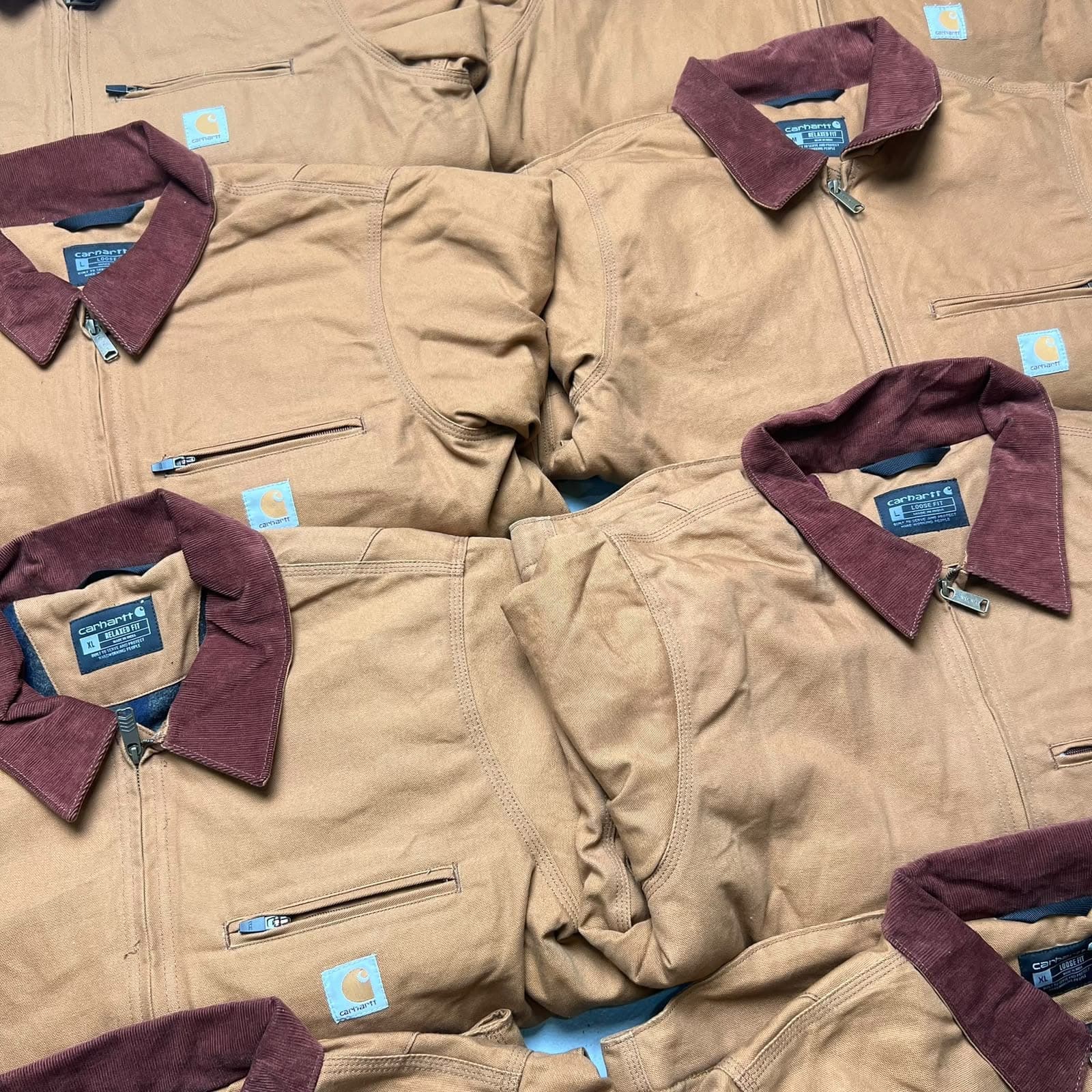 Carhartt Detroit Jacket Blanket-Lined Wholesale Bundle (10 Pieces) — image 8 of 10