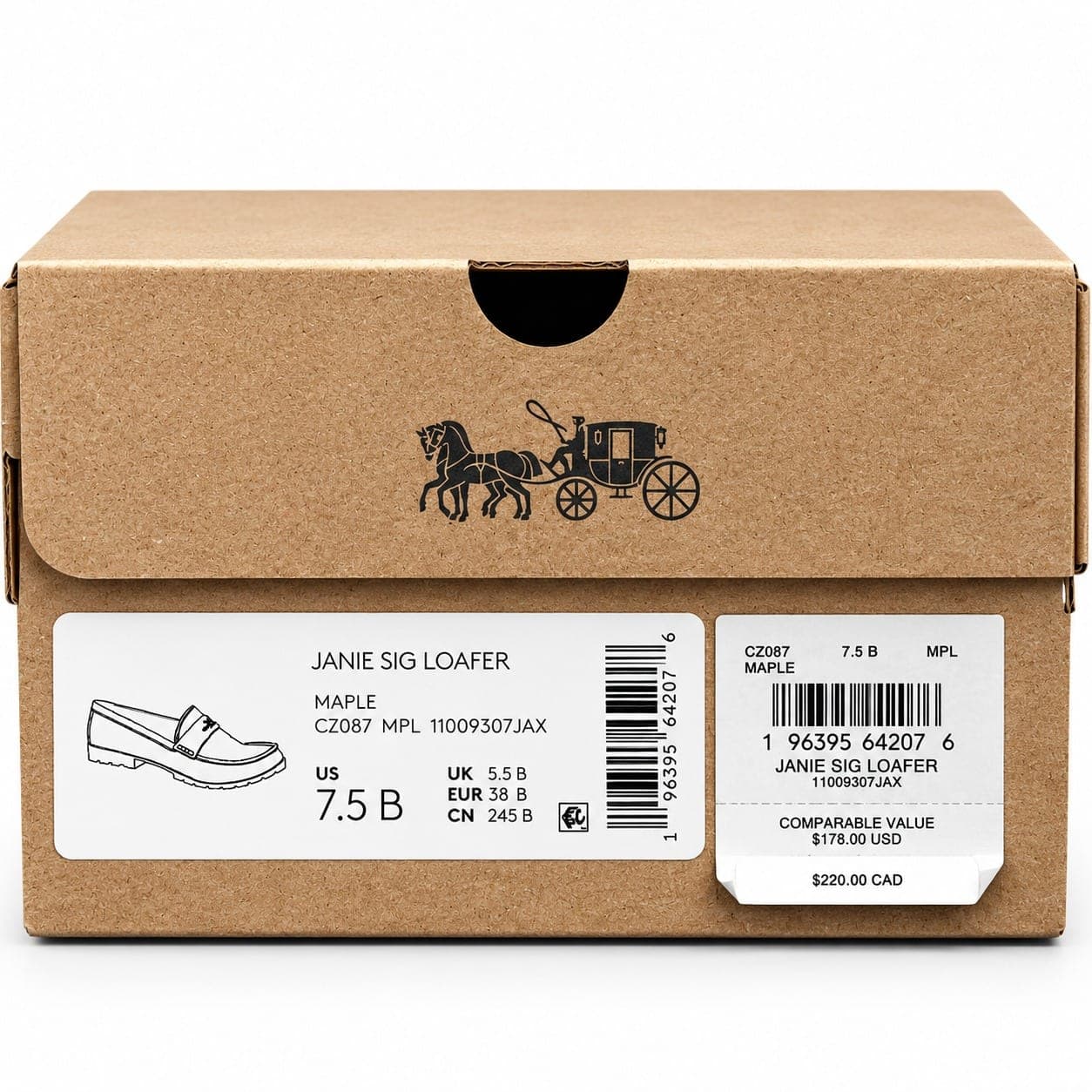 COACH Janie Signature Loafers- Maple Brown  — image 9 of 9
