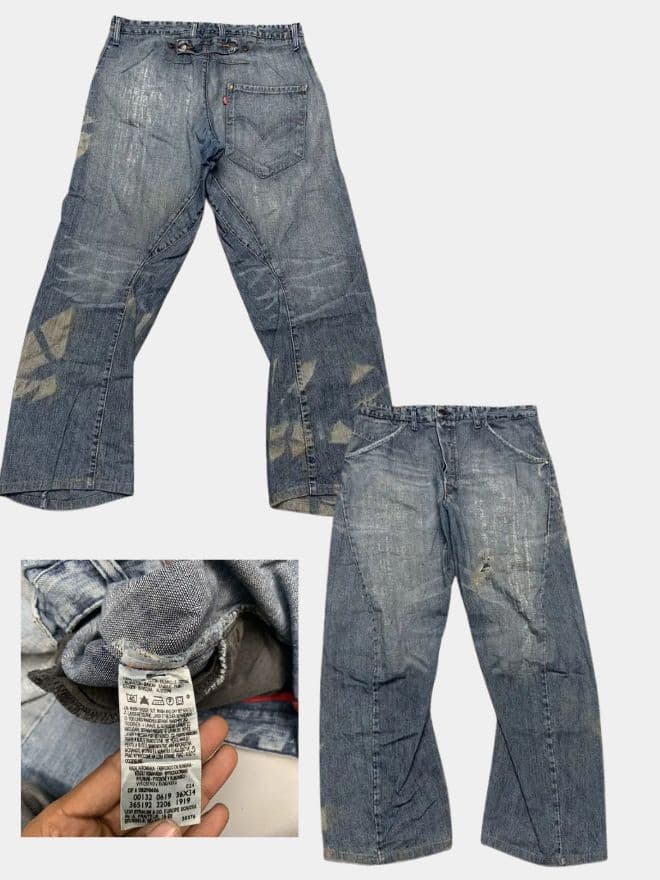 Vintage Levi's Engineer Jeans Bundle | Buckle Back & Classic Denim Mix — image 11 of 13
