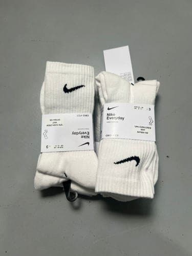 Nike Everyday Cushioned Crew Socks – Black & White (Multipack) Deadstock  — image 3 of 3