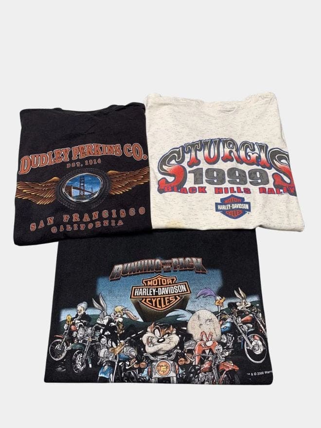  Bundle of Vintage Harley-Davidson Graphic T-Shirt