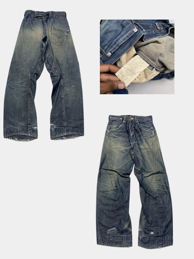 Vintage Levi's Engineer Jeans Bundle | Buckle Back & Classic Denim Mix — image 4 of 13