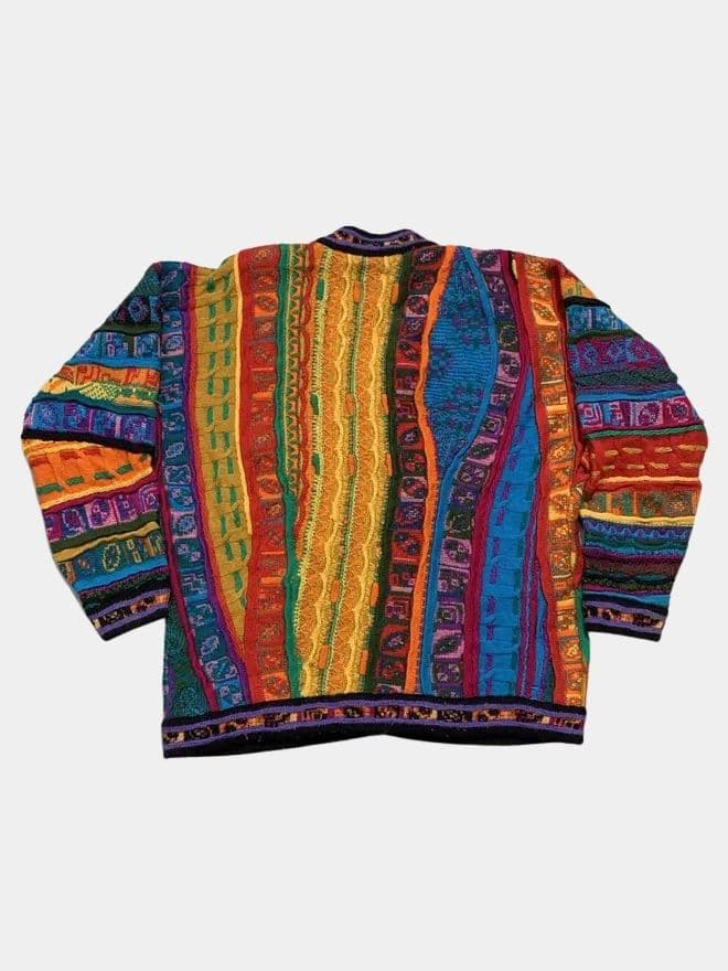 Coogi Australia Multicolor Button-Up V-Neck Knit Cardigan — image 2 of 13