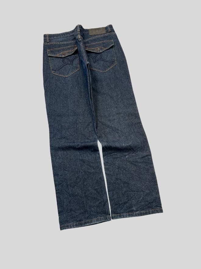 Vintage Rocawear Denim Jeans – Blue – Size 36x32.5 – Distressed — image 1 of 10