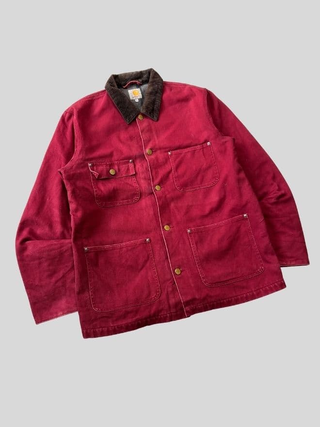 Vintage Carhartt Blanket Lined Chore Jacket – Men’s Small (Workwear) — image 1 of 10