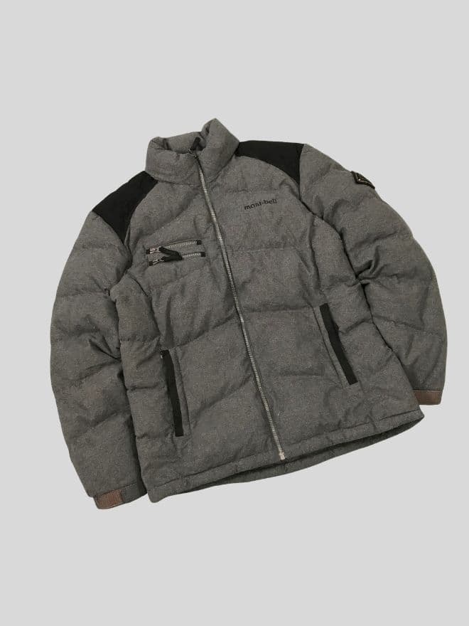 Vintage Montbell Black Puffer Jacket – Lightweight Down – Size L / XL — image 1 of 10