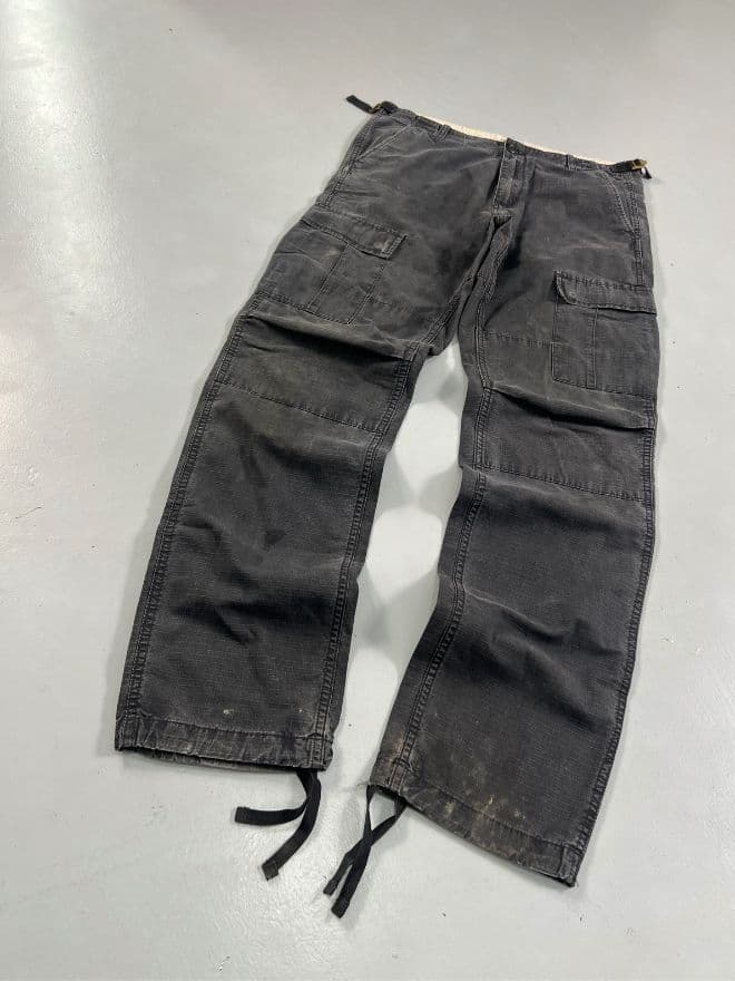 Vintage Carhartt Casual Cargo Denim Pants – Baggy Fit (US 34 / EU 50) — image 1 of 10