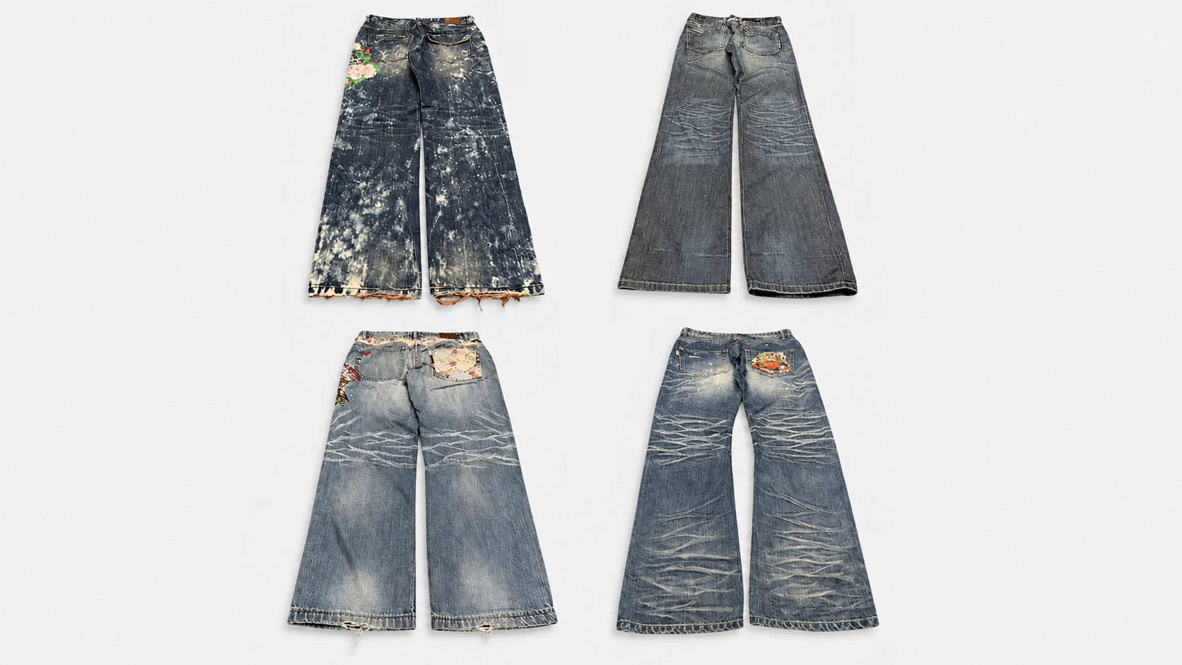 Bulk vintage clothing selection for retailers and resellers