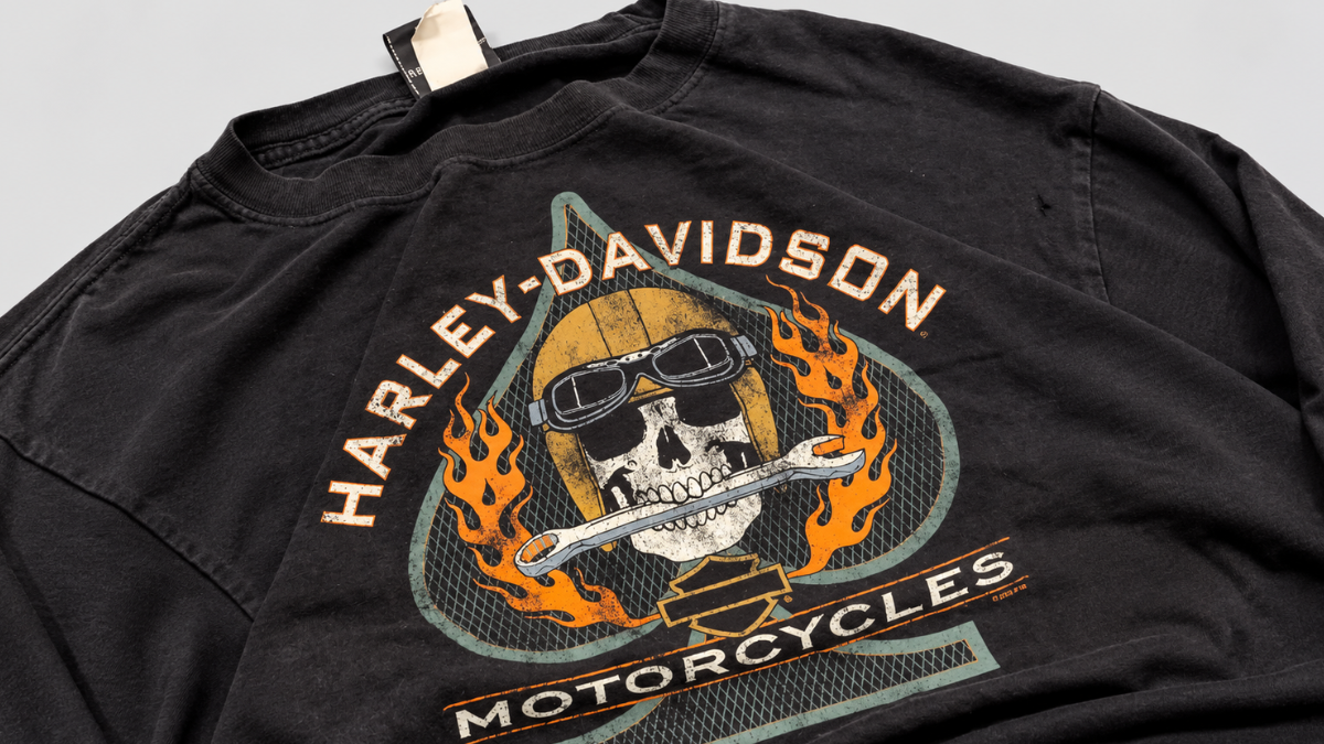 Vintage Harley-Davidson flame