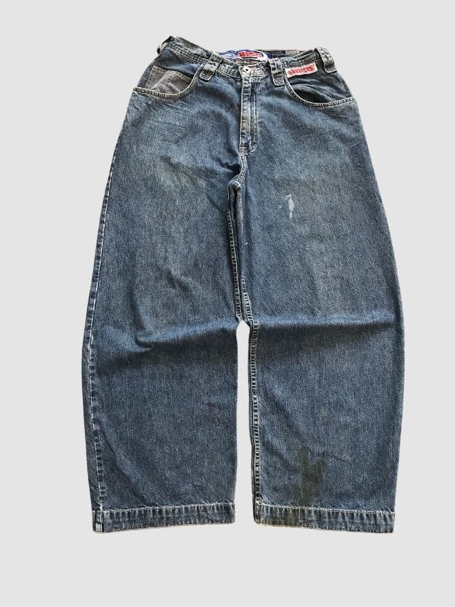 CRAZY VINTAGE JNCO SPELL OUT DENIM