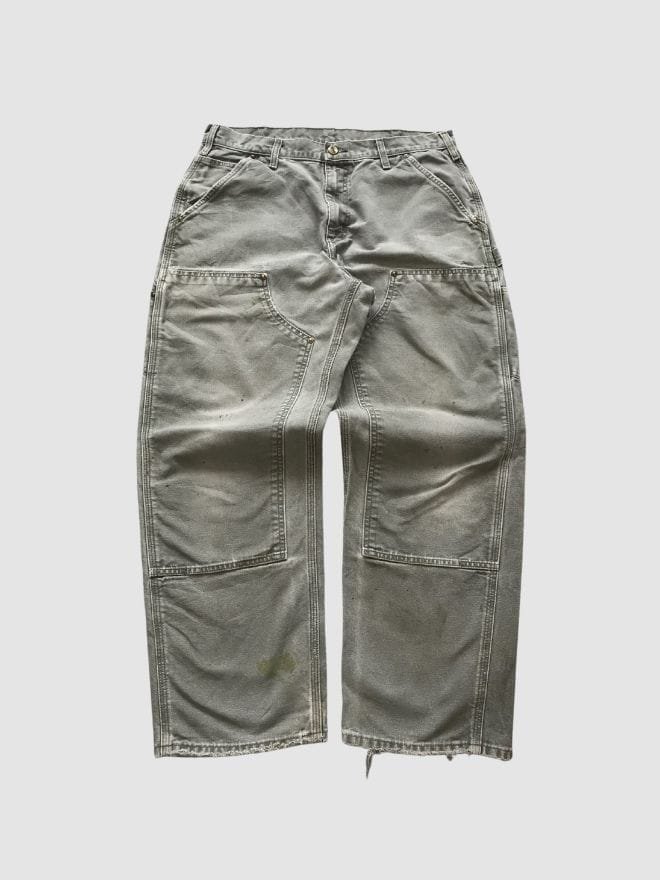 VINTAGE 90S CARHARTT SUNFADE DOUBLE KNEE DENIM