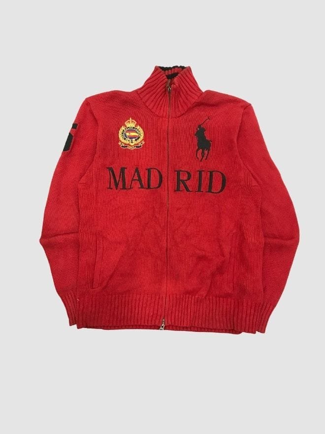 VINTAGE POLO BIG PONNY ZIPPER SWEATER