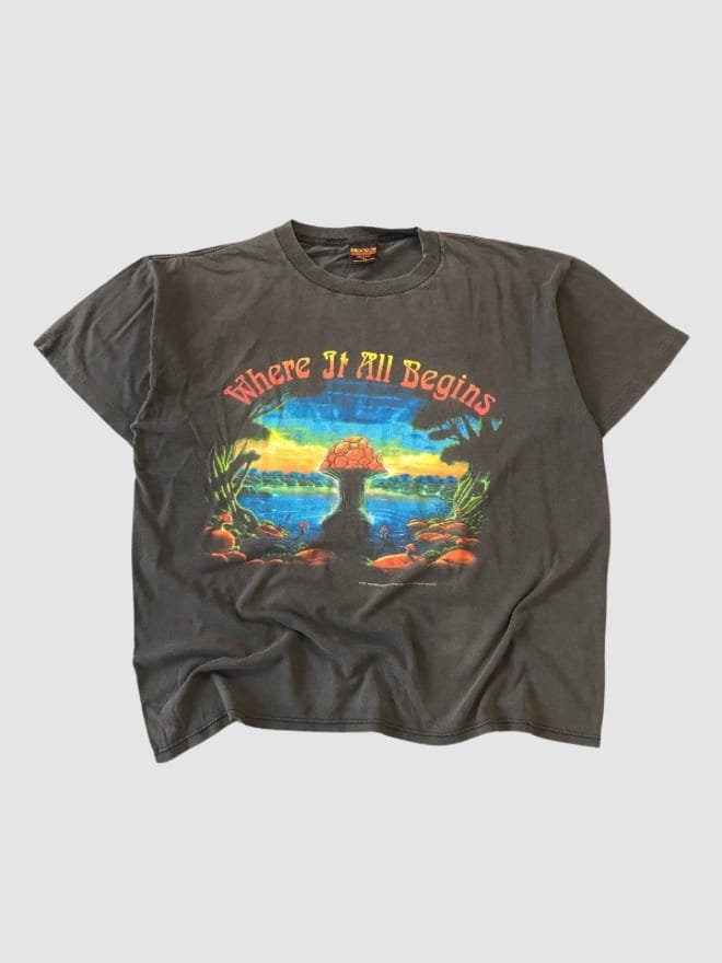 VINTAGE 1994 BROCKUM WHERE IT ALL BEGINS SINGLE STITCH TEES