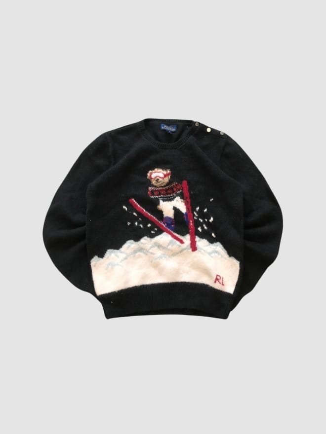 VINTAGE RALPH LAUREN POLO SURF BUNNY SWEATER