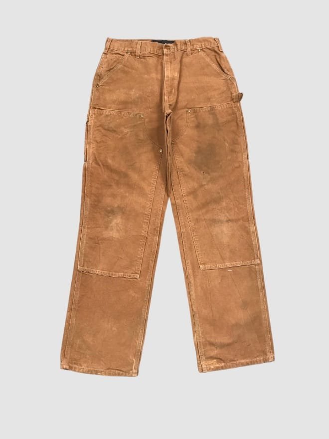 VINTAGE 90S CARHARTT SUNFADE DOUBLE KNEE DENIM