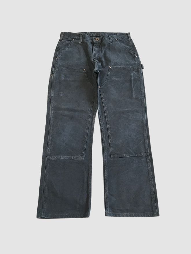 VINTAGE CARHARTT EB 136 BLK DOUBLE KNEE DENIM
