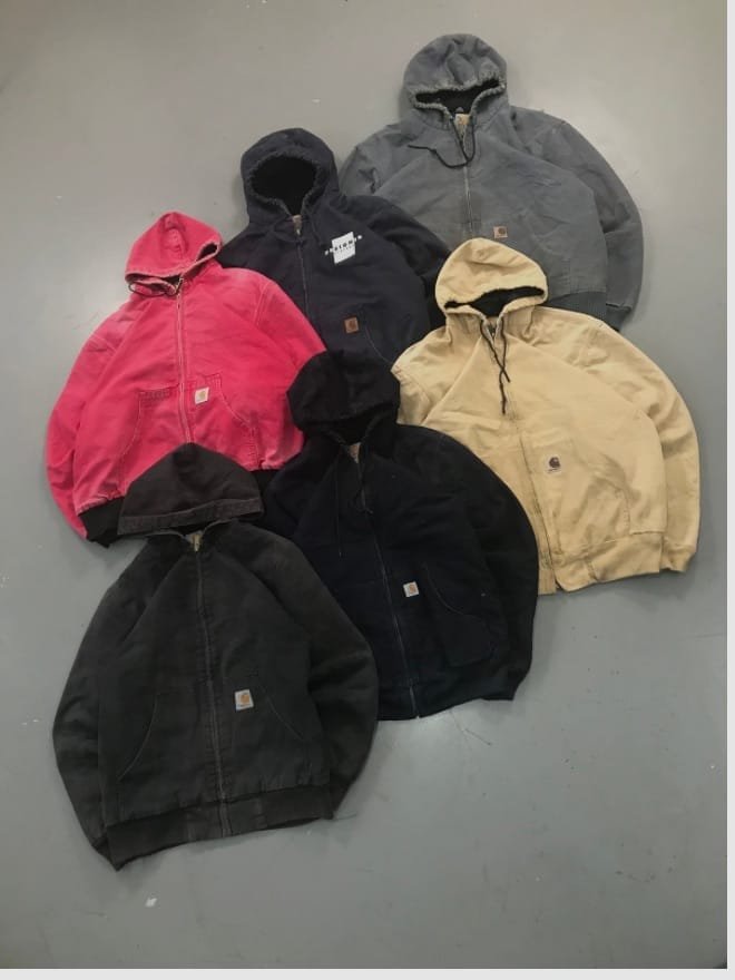 BUNDLE OF 10 VINTAGE  CARHARTT ACTIVE JACKET