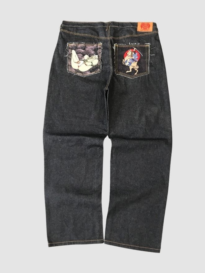 RARE VINTAGE 90S RMC  NAKED JAPANAESE DENIM