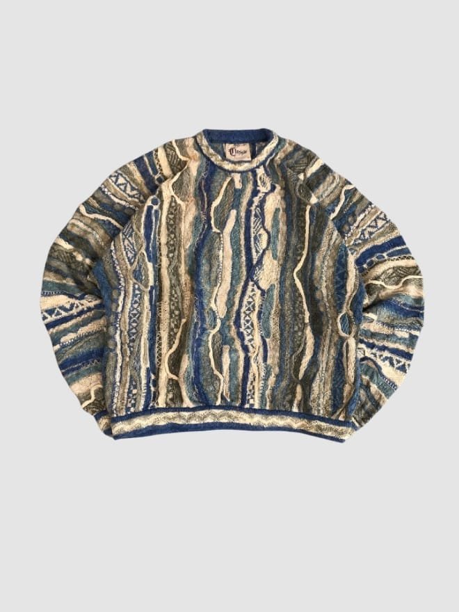 VINTAGE COOGI CLASSIC 3D KNIT SWEATER