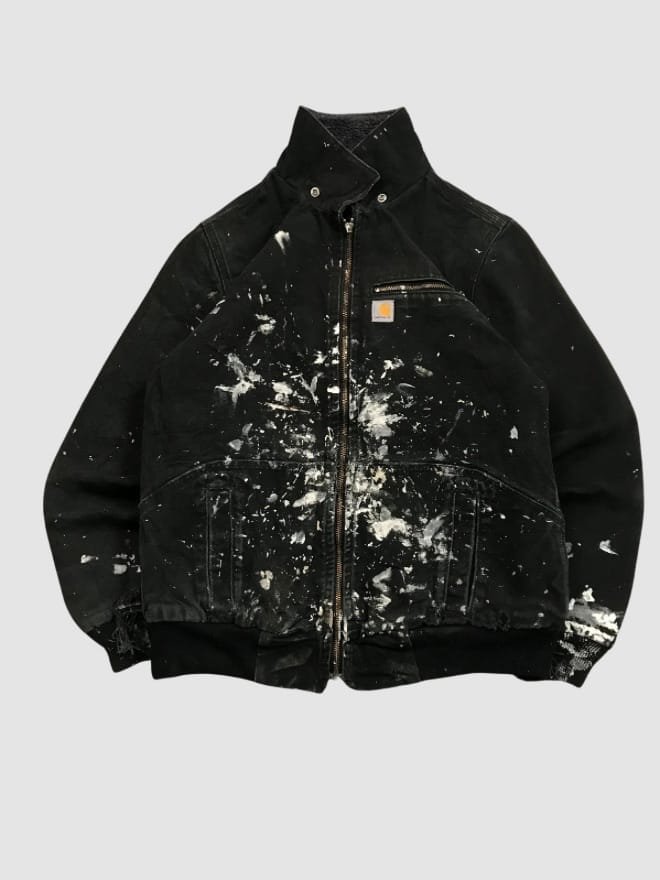 RARE 90S VINTAGE  CARHARTT SANTA FE PAINTED JACKET