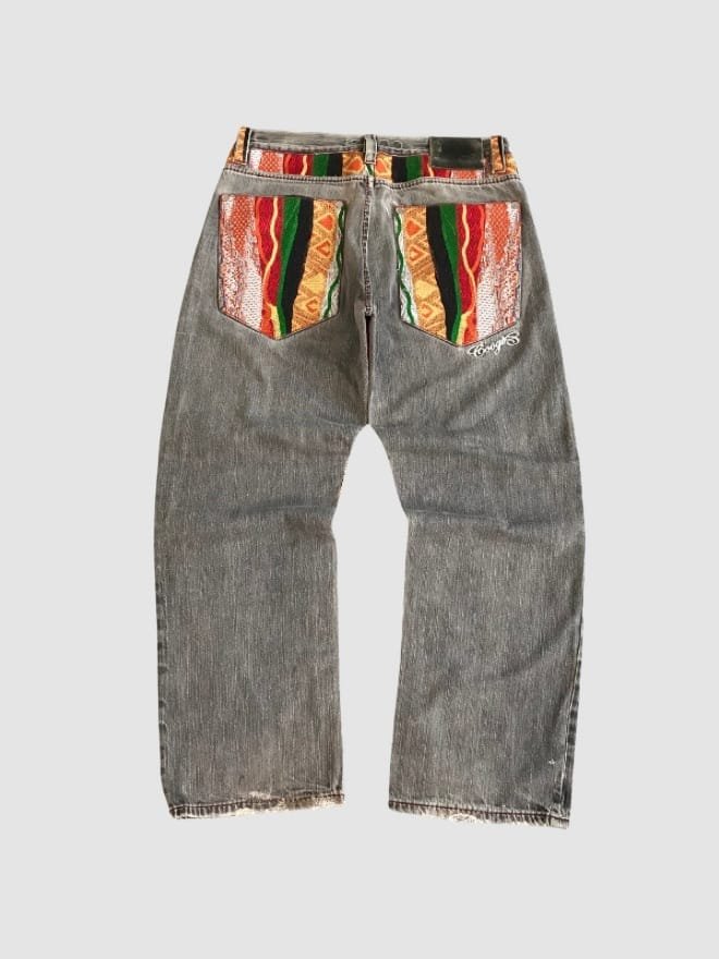 RARE VINTAGE COOGI EMBROIDERD DENIM