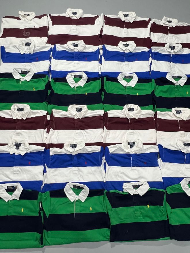 FACTORY LEFTOVER RALPH LAUREN POLO RUGBY T ( BUNLDLE )