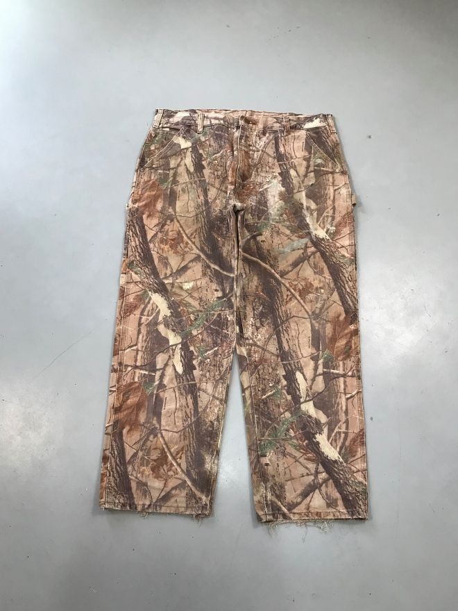 Rare Vintage Carhartt Realtree B235 Carpenter Denim — Size 39
