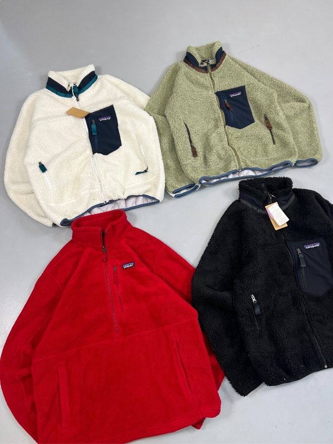 Bundle of Factory Leftover Patagonia Fleece Half / Full Zip Jackets