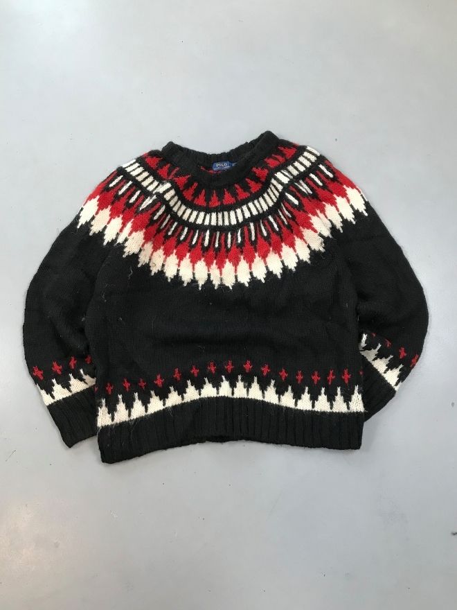 Vintage Polo Ralph Lauren Knit Sweater — Size M