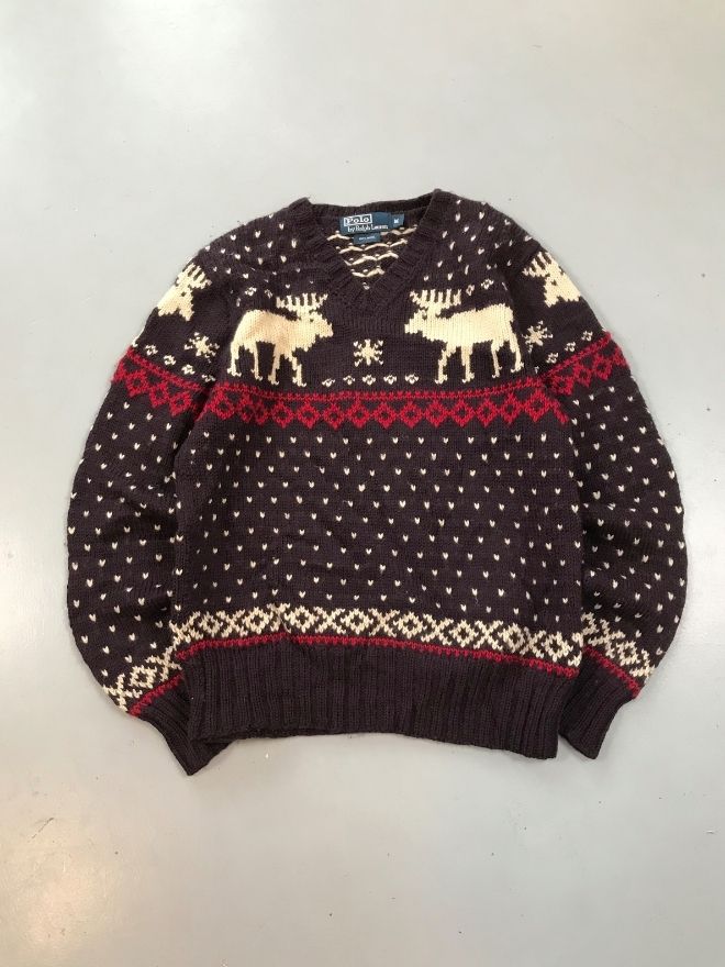 Vintage Polo Ralph Lauren Knit Sweater — Size Fits XXS