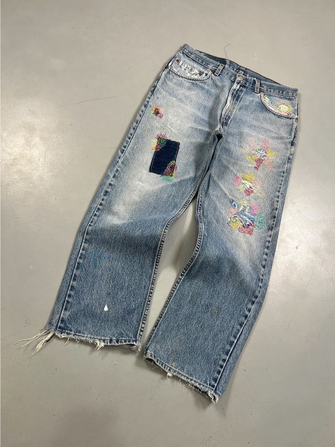 Vintage Levi’s 505 Hand Stitch 1of1 Denim – Men’s 32