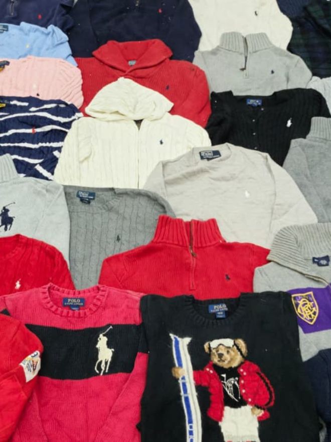 Bundle of Vintage Polo Ralph Lauren Kids Sweaters – Mixed
