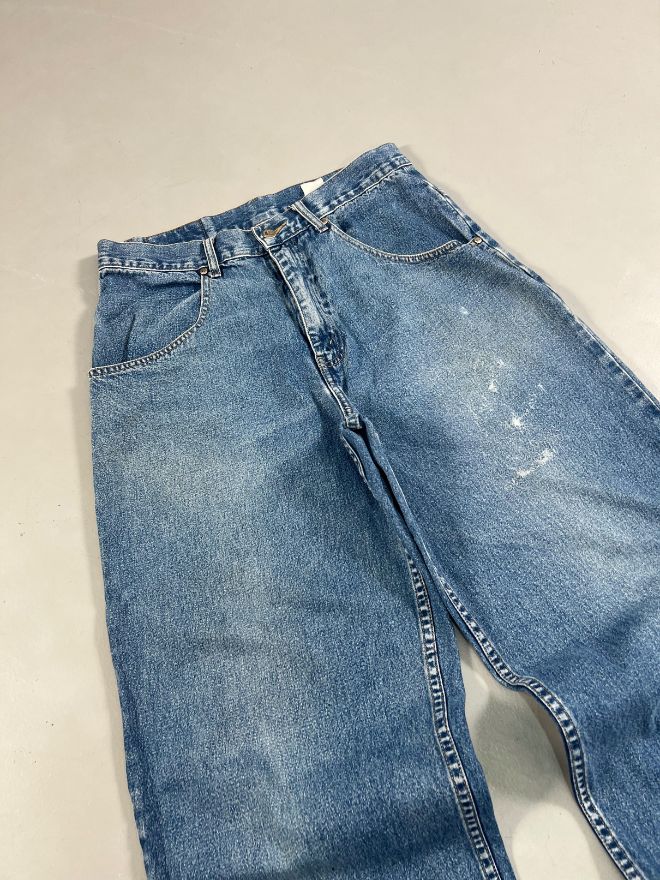 Vintage Levi’s 00s L2 Baggy Fit Denim Jeans (Blue, Size 30)