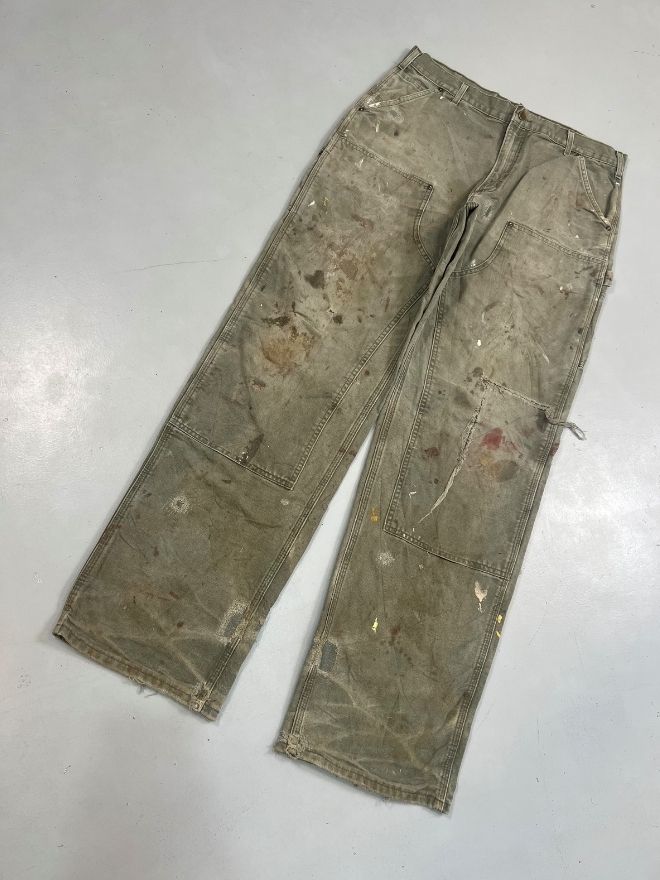 Vintage Carhartt Double Knee Workwear Pants — Size 36