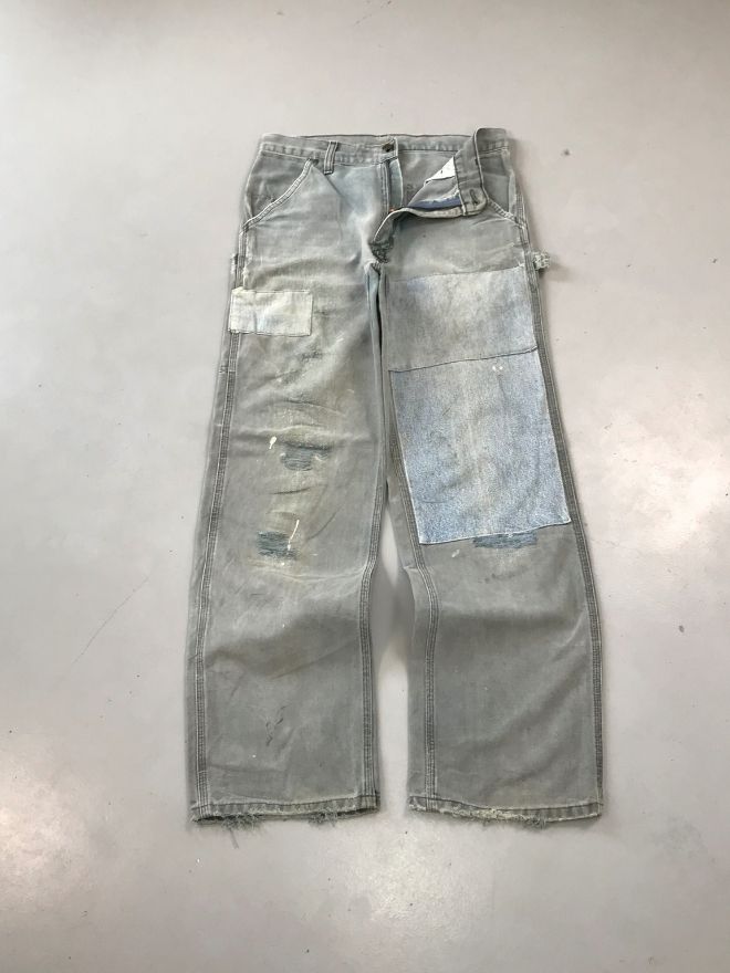 Vintage Carhartt B11 MDT Carpenter Workwear Denim – Size 30