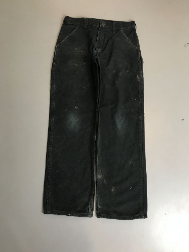 Vintage Carhartt Blanket Lined Denim Pants – Black (Men’s 31)