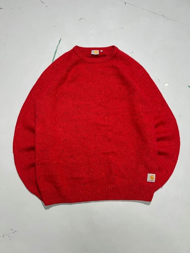 RARE VINTAGE CARHARTT KNIT SWEATER — SIZE L