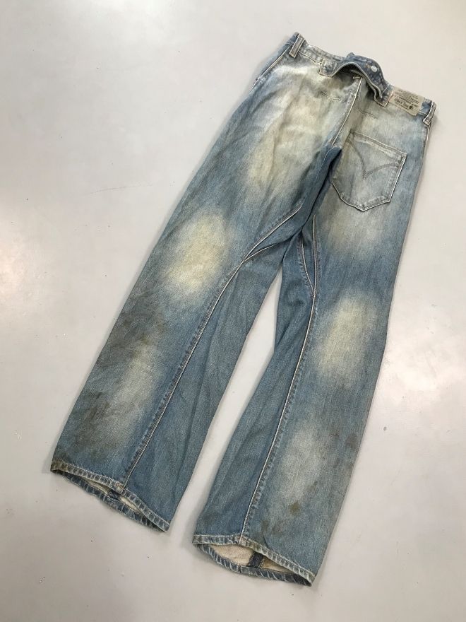 Vintage Levi’s Engineer Jeans With Buckle Strap — Size 30