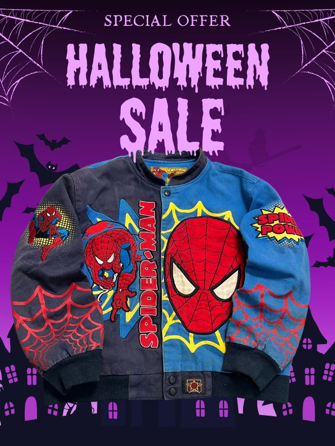 JH MARVEL SPIDERMAN PATCH BOXY JACKET (S)