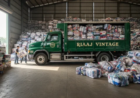 Riaaj Vintage clothing wholesale product display